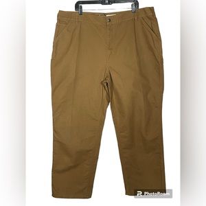 Men's~GUIDE SERIES Workwear~BROWN~Heavy Canvas~CARGO Work PANTS~Cotton~44 X 32